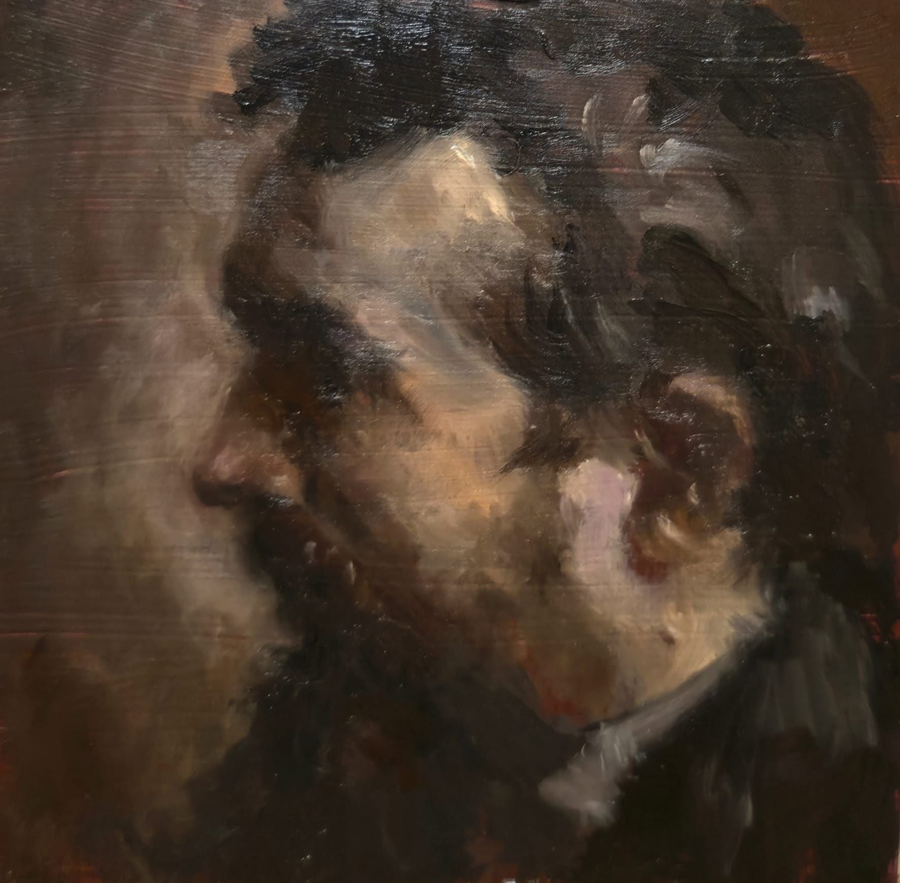 pittura alla prima painting klirò olio su tavola oil painting