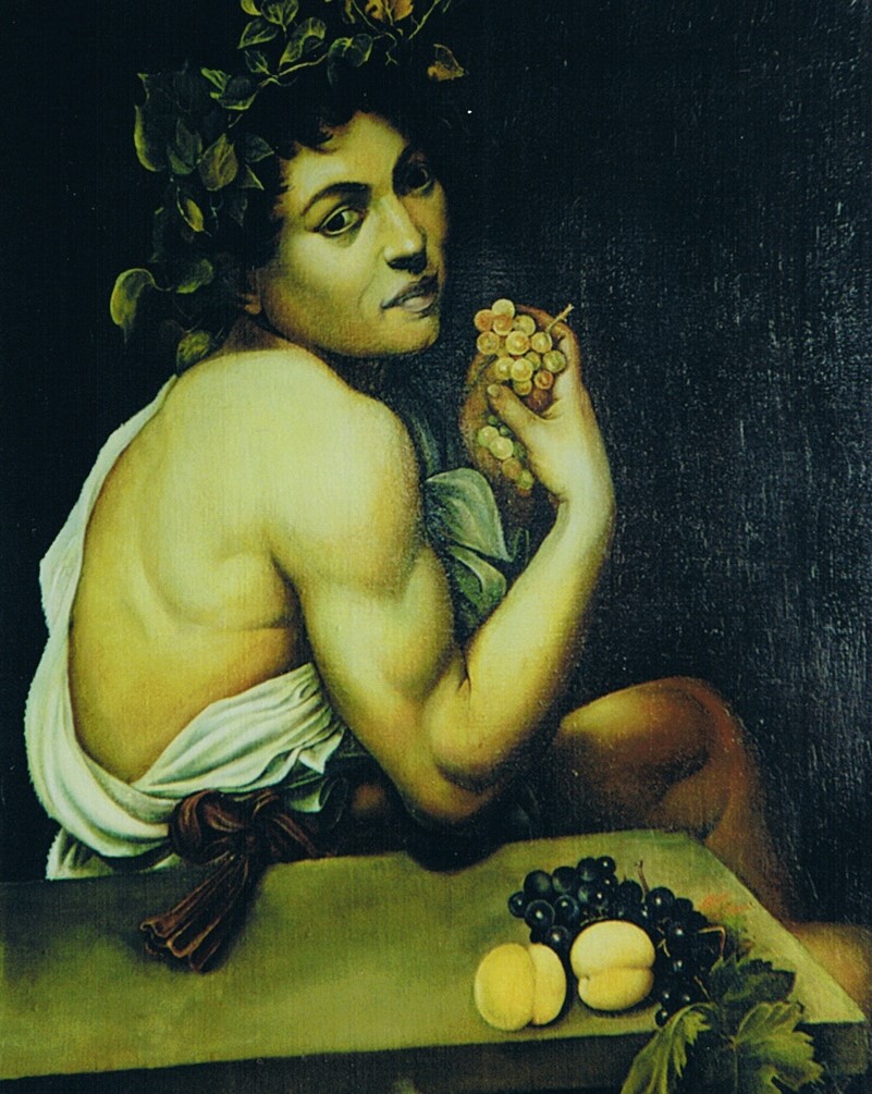 Caravaggio Bacchino malato Klirò pittura dipinto olio art oil painting kliro clizia omarini