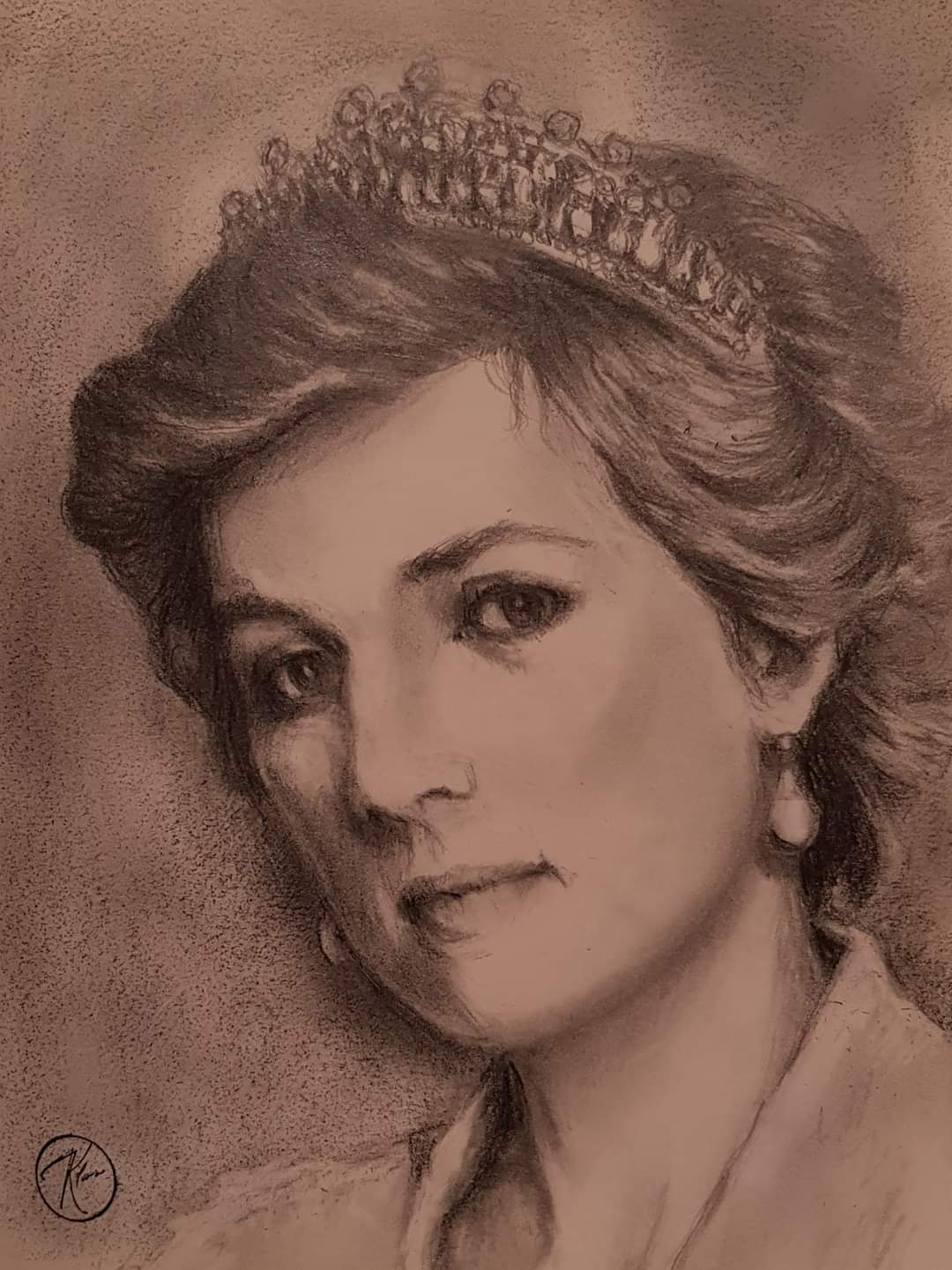 Lady Diana drawing portrait ritratto disegno klirò