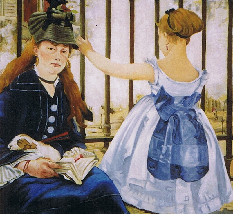 Edouard Manet Alla ferrovia klirò arte artista falsi d'autore falso copia