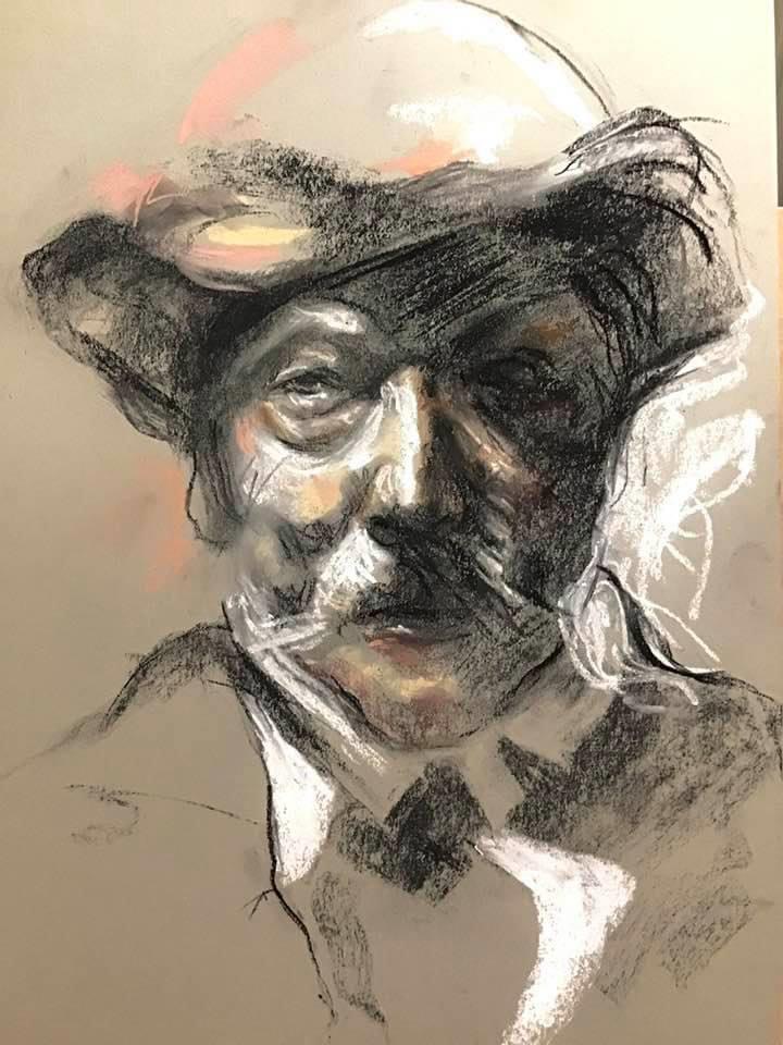 Studio da un ritratto di Mancini di Klirò