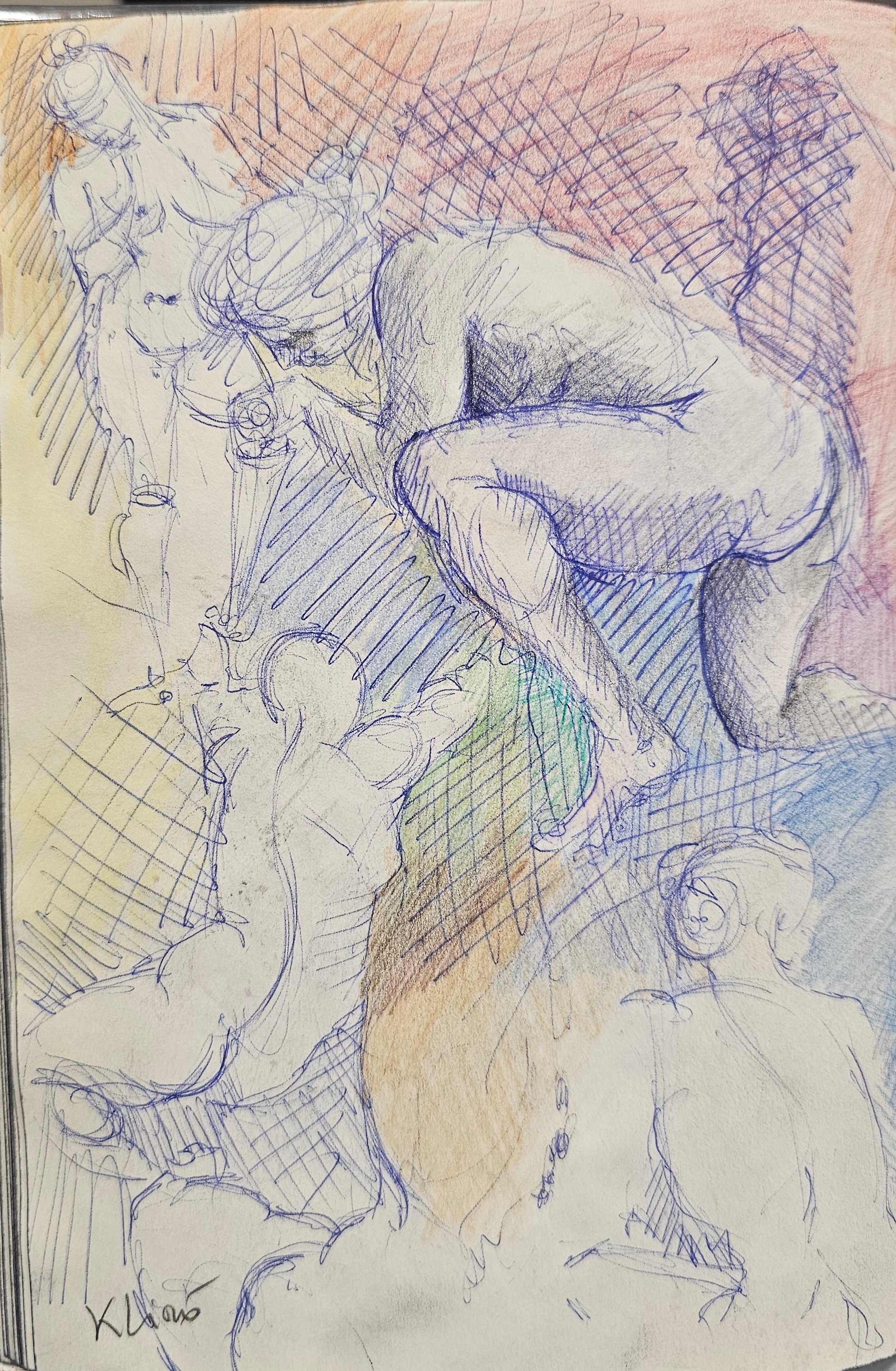 Disegno acquarellato di Klirò