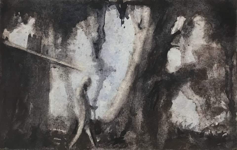 Acquerelli Daniel Smith "Passeggiata nel bosco" di Klirò