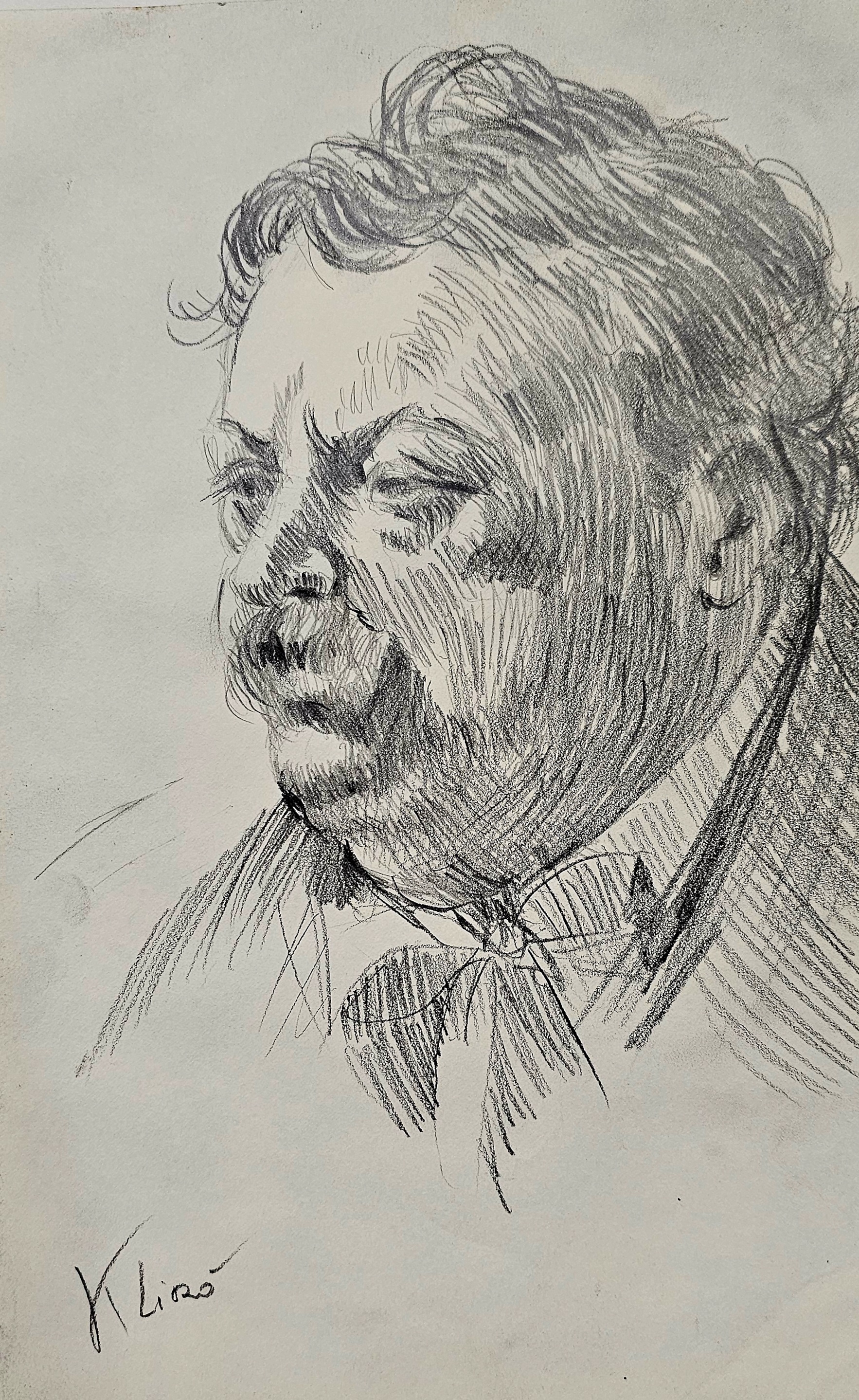 Studio di Klirò sul tratteggio di Andres Zorn