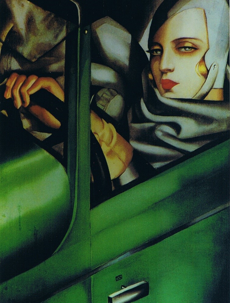 Tamara de Lempicka Autoritratto falso d'autore art copy master copy Klirò Clizia Omarini