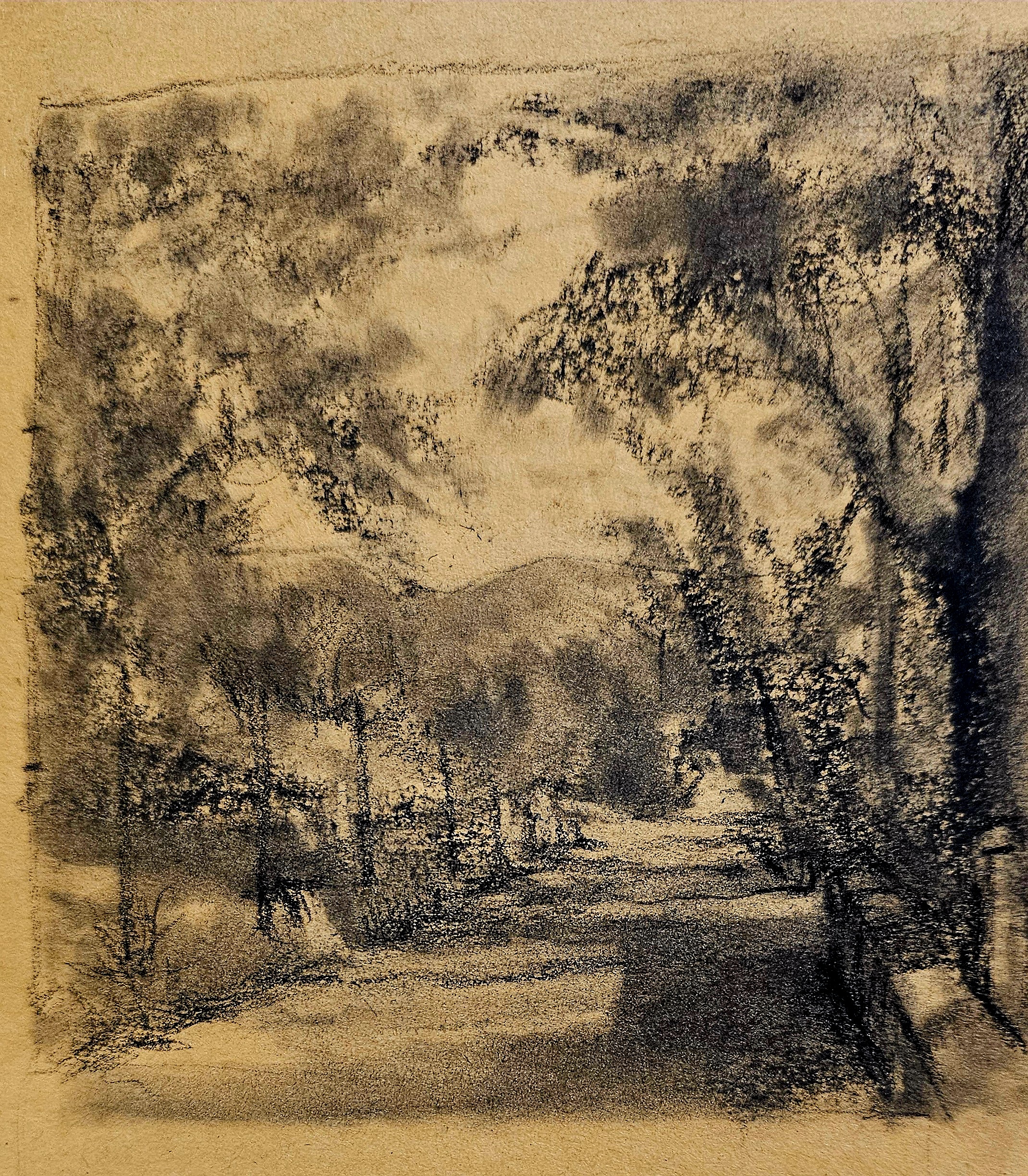 Thumbnail paesaggio campestre con alberi "Contrada Barili" di Klirò