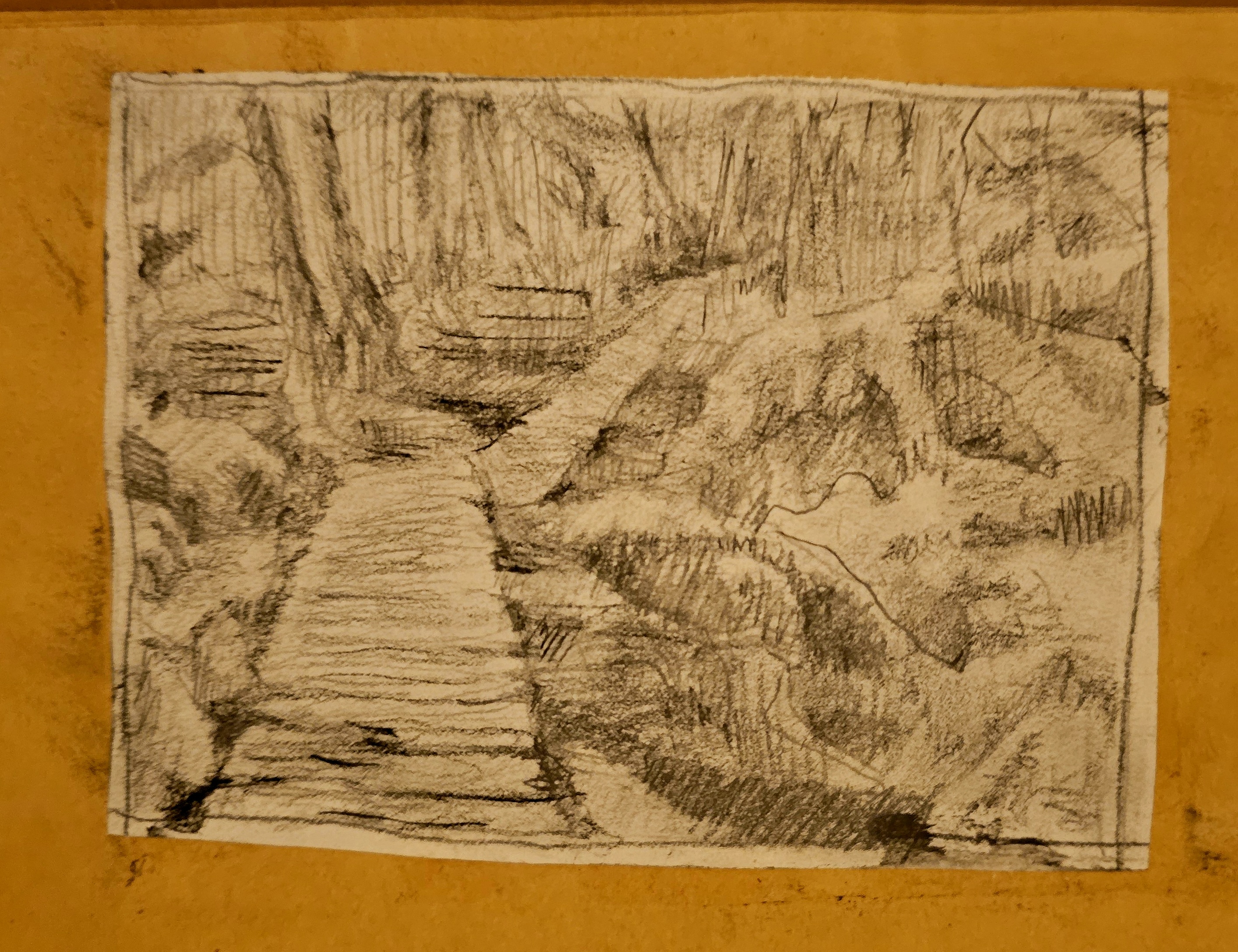 Thumbnail a matita di strada nel bosco di Klirò