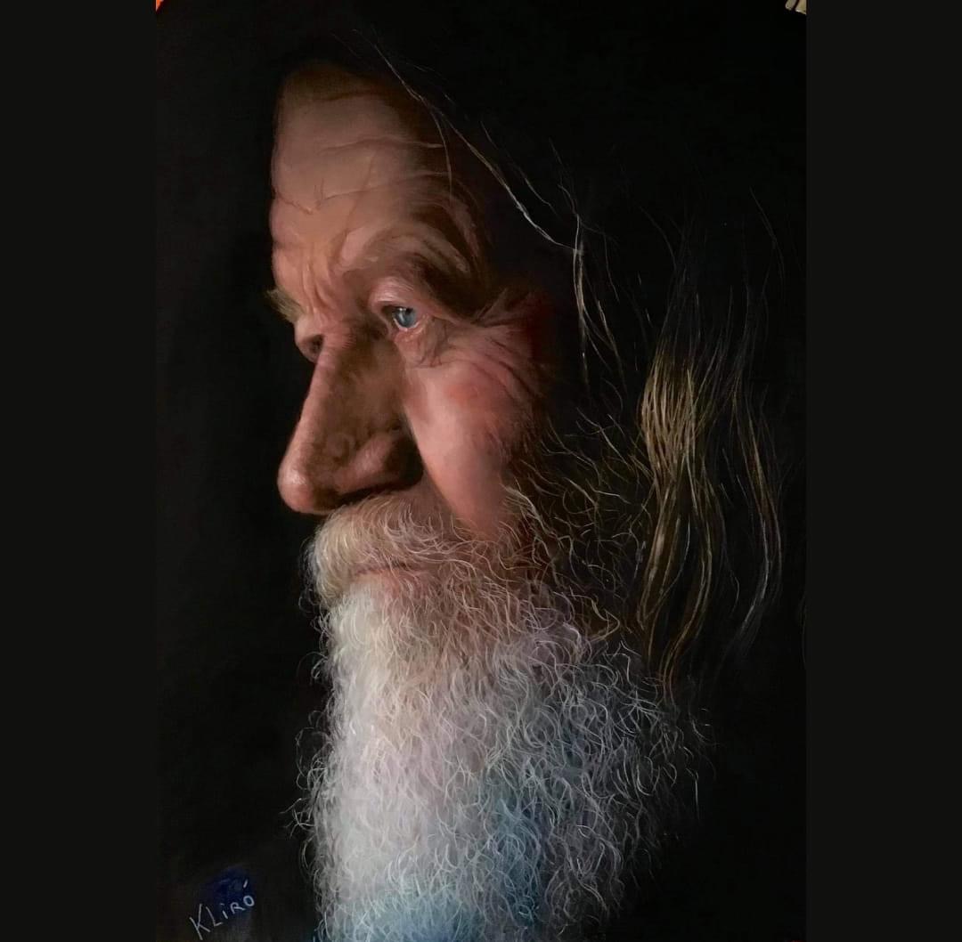 uomo man hyperrealist art hyperrealism klirò arte