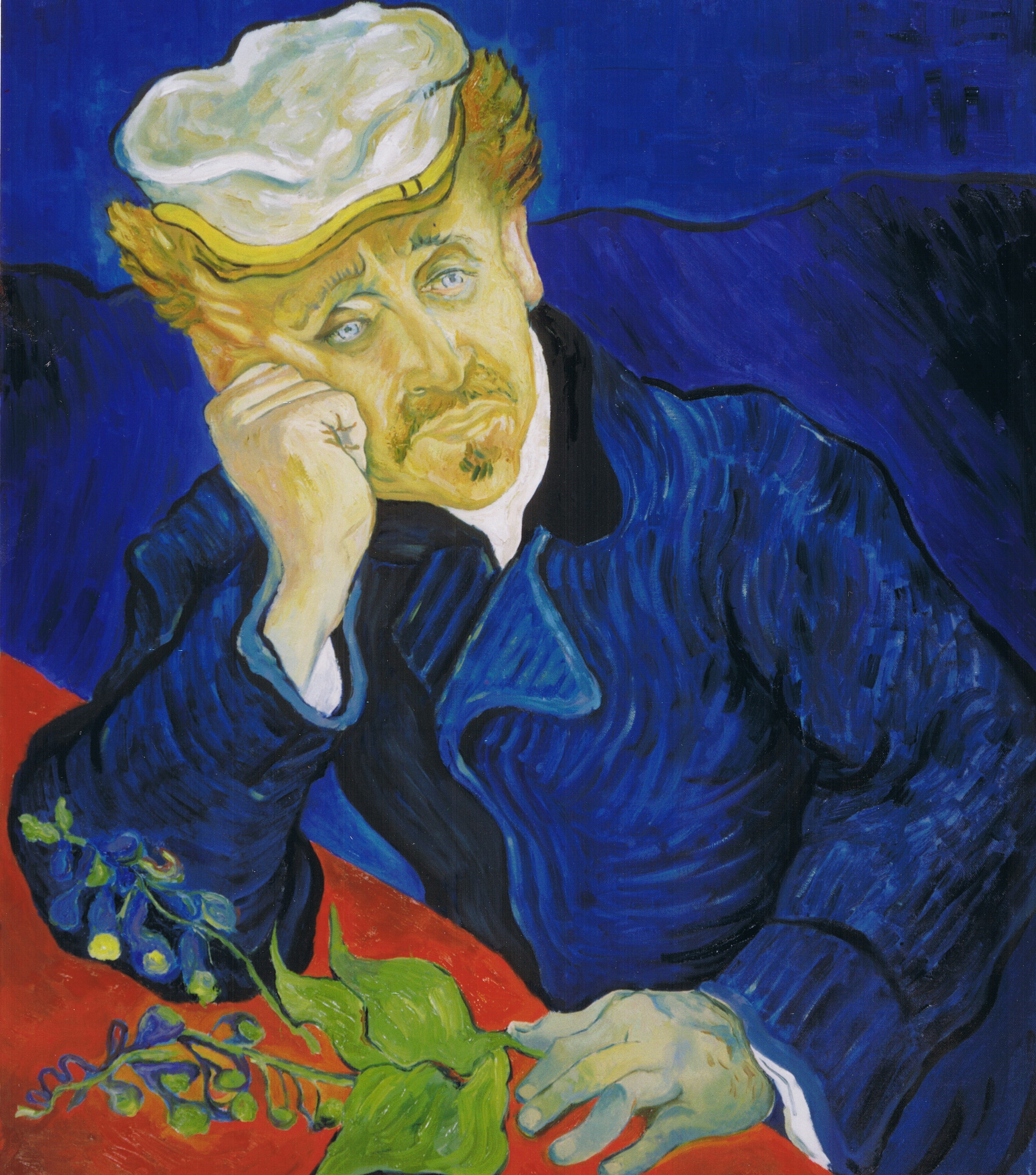 Vincent Van Gogh dr Gachet Klirò falso d'autore copy art copia clizia omarini